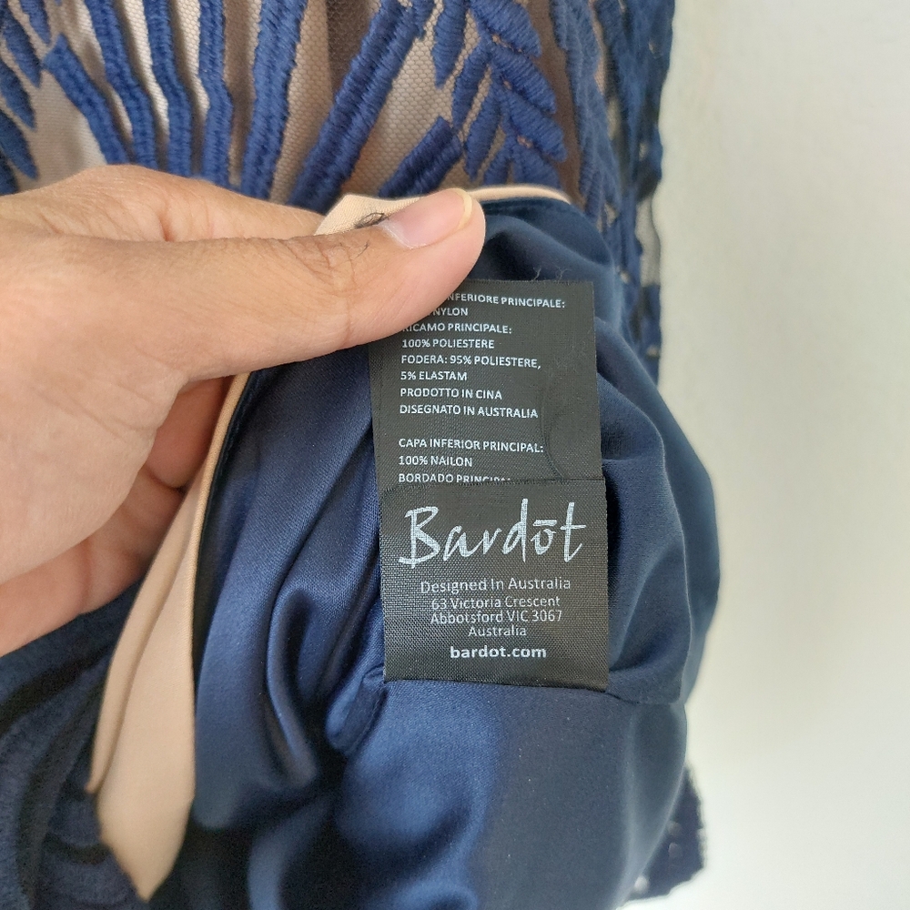 Bardot Alice‎ Bodycon Lace Dress Size 8 - Picture 7 of 10